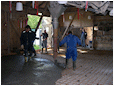 Hestebedg�rd - ladegulv st�bes 16. september 2011.