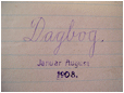 Hestebedg�rd - Henrik Larsens dagbog, forside